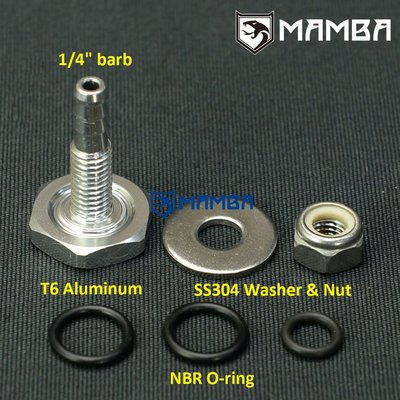 1/4" Turbo Boost Pressure Quick Tap Fitting Kit on Hose