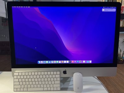 【艾爾巴二手】iMac3.8G/8G/2T+PRO580-8G 2017 27吋5K銀#二手電腦#漢口店NJ1GJ