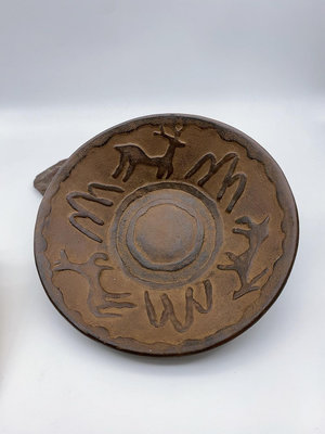 日本昭和時期 板坂辰治 銅器 銅壺承 老銅器24628