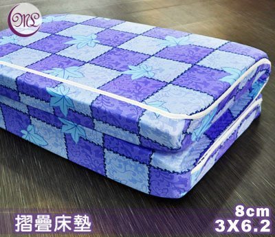 【Jenny Silk名床】杜邦高壓透氣棉三折．硬式床墊．8cm．標準單人．全程臺灣製造