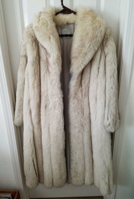 Beautiful SAGA Fox Fur Full Length Coat