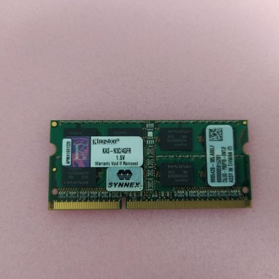 金士頓4GB DDR3-1600 1.5V So-Dimm 筆記型記憶體