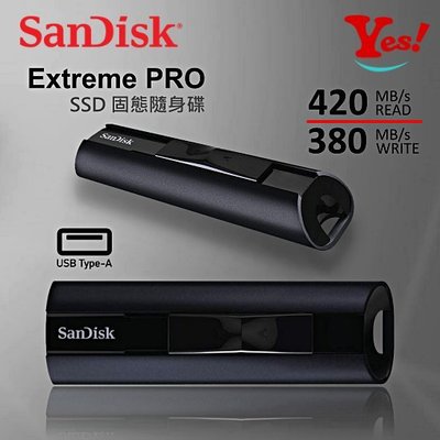 【Yes！公司貨】SanDisk Extreme Pro CZ880 1TB USB 3.2 固態硬碟 SSD 隨身碟