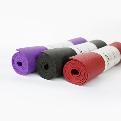 特賣-專業黑色瑜伽墊加厚天然橡膠防滑女男健身6mm高密度瑜珈墊子地墊