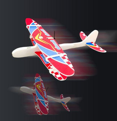 USB電動手拋飛機 新奇USB充電泡沫電動飛機慢飛雙翼航模玩具電動手拋迴旋飛機玩具