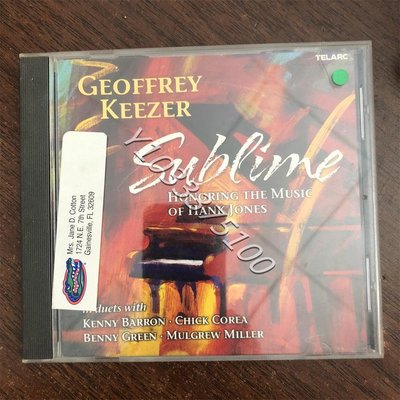 歐版拆封  泰拉克 爵士 Geoff Keezer Sublime Honoring 唱片 CD 歌曲【奇摩甄選】