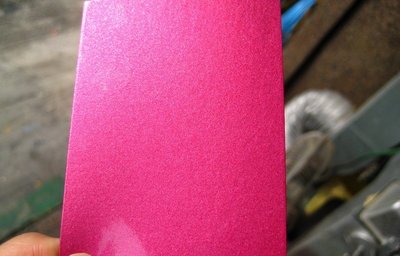【振通油漆公司】日本ROCK原裝汽車烤漆 補漆 DIY 自板色卡 桃紅水晶 100g