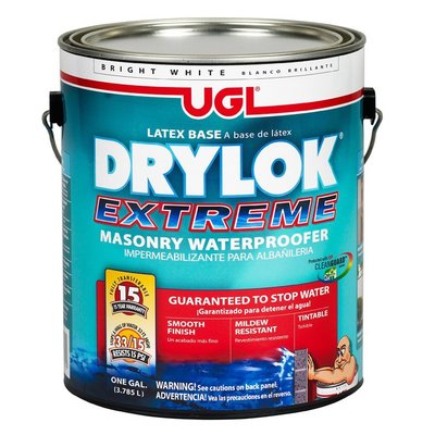[台中電腦調色中心] UGL 15年護壁防水塗料 免運送刷子 DRYLOK EXTREME 一加侖賣場