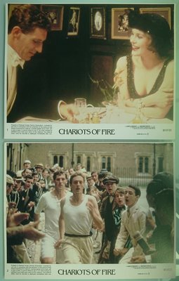 奧斯卡金像獎最佳影片 - 火戰車 (Chariots of Fire) - 原版電影宣傳劇照1組6張 (1981年)