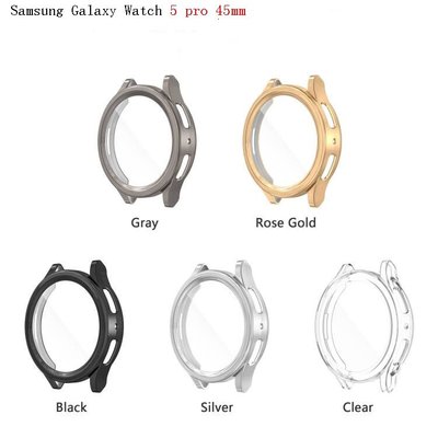 Tpu 電鍍保護套, 適用於 Samsung Galaxy Watch 5 Pro 45mm 保險槓保護器