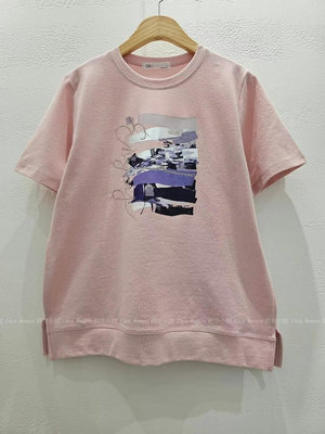 【莉莎小屋】💝正韓 Korea 春款新品(代購)✈藝術色塊線圖衫 上衣👚👖E0605