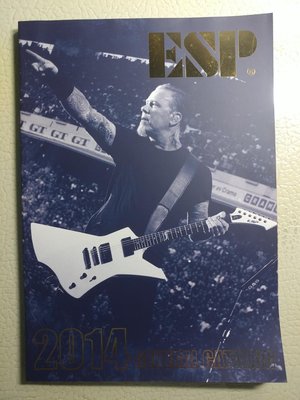 ESP 2014 電吉他型錄 SUGIZO L'Arc~en~Ciel GazettE Metallica 閃靈