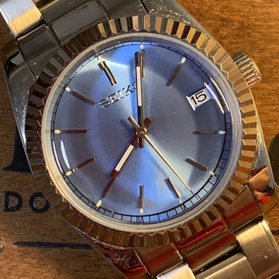 SEIKO 水晶藍復古款式自動上鍊機械錶, Cal. 4R35
