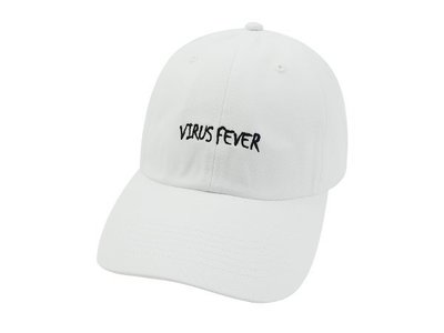 ☆二鹿帽飾☆(Virus Fever) 抗UV 休閒球帽/流行棒球帽/ 短帽簷7.5cm-台灣製-紳士黑/白色