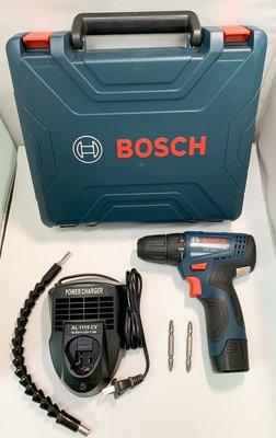 鋰電電鑽 德國Bosch GSR-120Li 12V單電池 原廠塑盒簡配 充電電鑽/電動起子/電動工具 保固半年