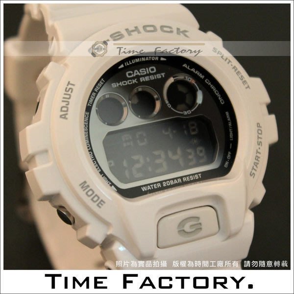 時間工廠無息分期全新CASIO G-SHOCK CRAZY COLOR 白銀DW-6900NB-7