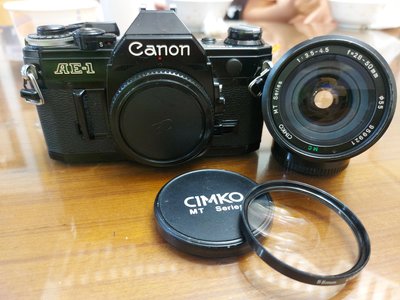 Canon AE1黑機＋Cimko 28-50mm 街拍旅遊鏡