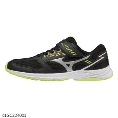 【MIZUNO 美津濃】 SPEED STUDS BELT 3 休閒 運動 大童鞋 黑色 K1GC224001 尺寸:21.5CM