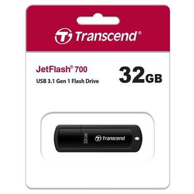 新莊民安 全新附發票 五年保 創見 JF700 黑色 32G USB3.0 隨身碟 高速隨身碟 另有16 64 128G