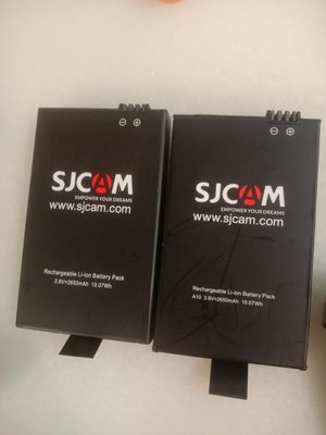 SJCAM A10 電池 二顆