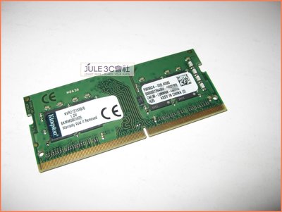 JULE 3C會社-金士頓Kingston DDR4 2133 8G KVR21S15S8/8 筆電/終保/庫存 記憶體