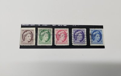 加拿大   英國女王 伊麗莎白二世郵票 銷戳 郵票 舊票-1