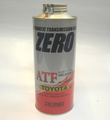 《台北慶徽》ZERO/SPORTS 零 YOYOTA 專用100%全合成自動變速箱油(日本原裝進口)