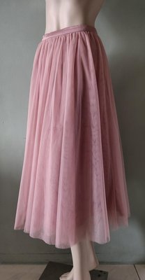 全新 PAZZO 夢幻芭比粉 多層紗裙 S碼