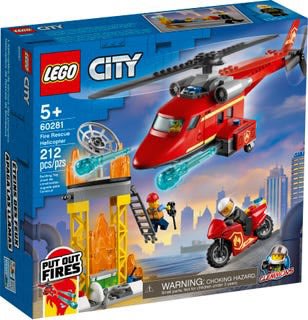 【樂GO】樂高 LEGO 60281 CITY系列 消防救援直升機 城市系列 樂高 全新 正版