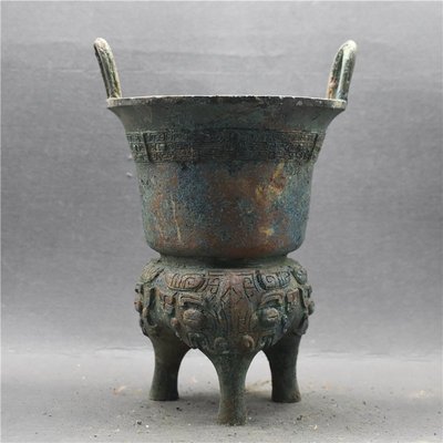 仿古青銅器先秦時期蒸食用具飪食器商代漢代青銅禮器影視道具擺件 YRY