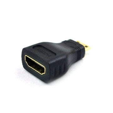 【雅虎A店】鍍金 HDMI 母 / Mini HDMI 公 轉接頭(MCB-013)