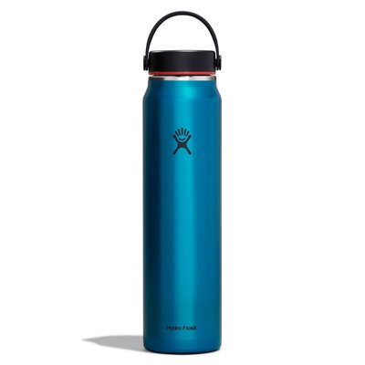 【Hydro Flask】贈水壺袋 青石藍 40oz 1182ml 寬口 58mm 輕量真空保溫鋼瓶不鏽鋼瓶保溫水瓶水壺