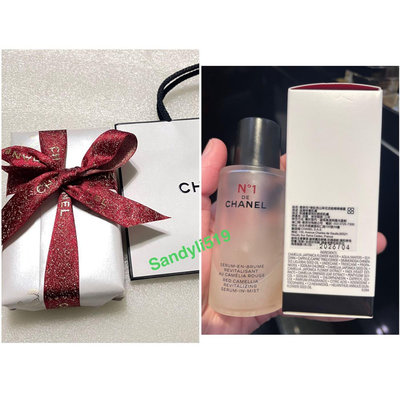 CHANEL 香奈兒 新品 1號紅色山茶花活能精華噴霧50ml 附提袋+包裝