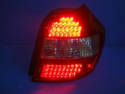 小亞車燈╠ 外銷限量BMW E87 120I 仿 M3 款 紅白 晶鑽 LED 尾燈 特價中