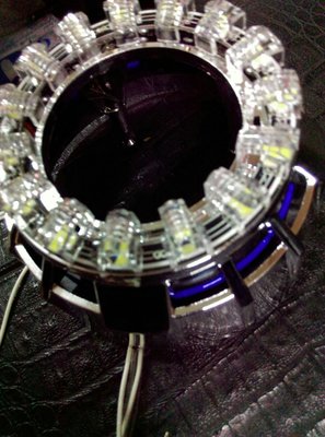 雙光圈LED光圈+CCFL冷陰極管 天使眼雙光圈 一對4個光圈1800