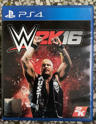 PS4 游戲 WWE2K16 港版英文 盤面微痕11188