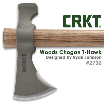 【EMS軍】哥倫比亞CRKT Woods Chogan T-Hawk 斧頭-(公司貨)#2730