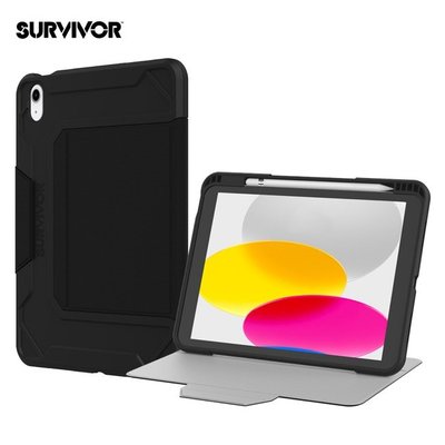 Griffin Survivor iPad 第10代 10.9吋 (2022) 防摔保護套(內建筆槽) 軍規保護 防摔殼