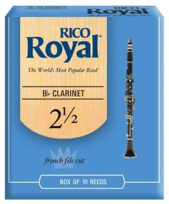 美國 RICO ROYAL 豎笛/黑管 竹片 2.5號 Bb Clarinet (10片/盒)