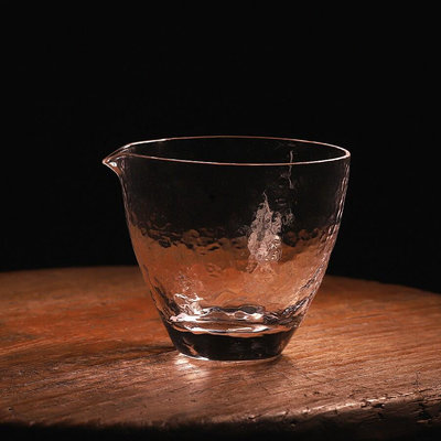 #節后魚生#日本水晶公道杯創意玻璃錘紋透明公杯茶海分茶器功夫