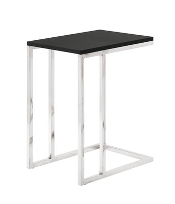 【生活家傢俱】CM-378-9：黑色小茶几【台中家具】小邊几 床邊桌 小方桌 電鉻鐵腳 設計款 造型桌