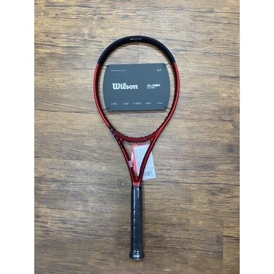 下殺-WILSON 網球拍 Clash 100 Pro v2.0 (310g) 含穿線避震器握把布軟網拍 網拍