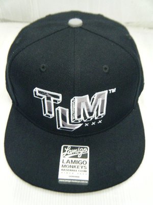新莊新太陽 中華職棒 CPBL LAMIGO 桃猿隊 專屬 球迷 TLM LOGO 球帽 黑 特價980