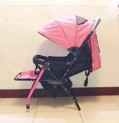 全新 手推車 嬰兒車 穩定雙輪 遮陽 可平躺 可坐立