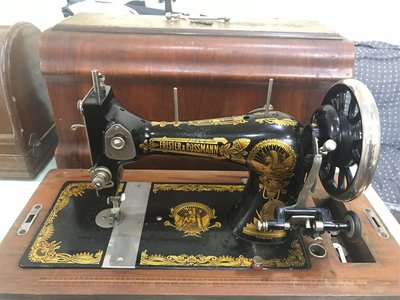 英國古董縫紉機FRISTER & ROSSMANN 百年歷史 非勝家