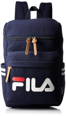 【Mr.Japan】日本限定 FILA 手提 後背包 2way 素面 logo 大容量 包包 包 海軍藍 特價 預購款