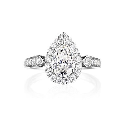 【一克拉水滴鑽石戒指】1 carat GIA Pear Brilliant 花式鑽戒婚戒【A&J Collection】