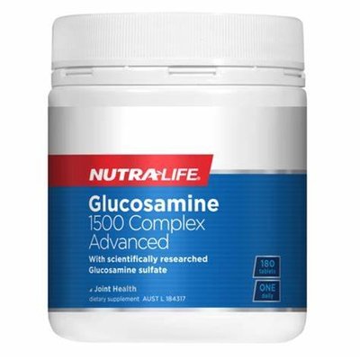 紐西蘭 紐樂 Glucosamine advanced 關節 180顆 NutraLife 正品 直航 加強版 大罐裝