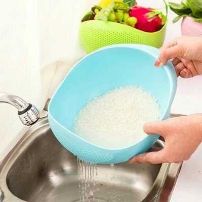 洗米器 洗水果 洗蔬菜 多功能 可當水果籃 蔬菜籃
