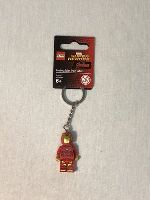 【樂購玩具雜貨鋪】 樂高 Lego 超級英雄 Invincible Ironman 853706 鋼鐵人鑰匙圈
